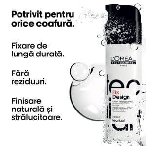 Fixativ pentru fixare foarte puternica L'Oreal Professionnel TECNI.ART Fix Design,